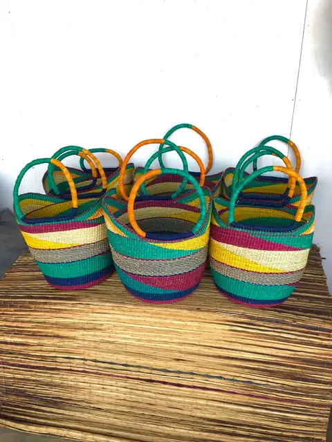 Woven Bolga basket Manchester UK
