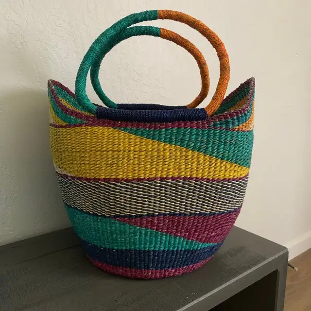 Woven Bolga basket