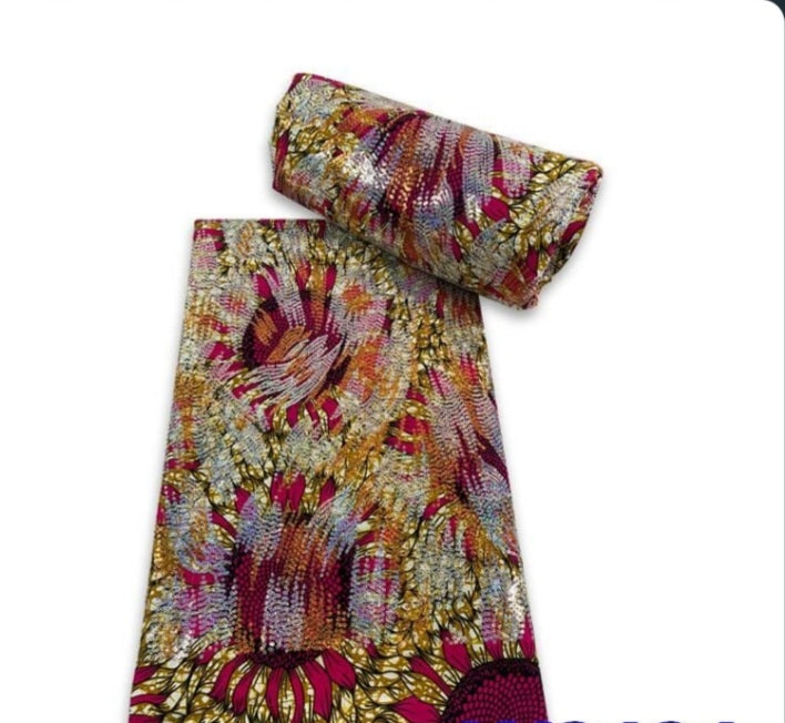 Sequin Wax Print - MSUZO