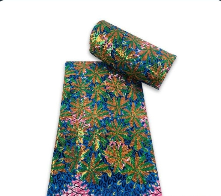 Sequin Wax Print - MSUZO